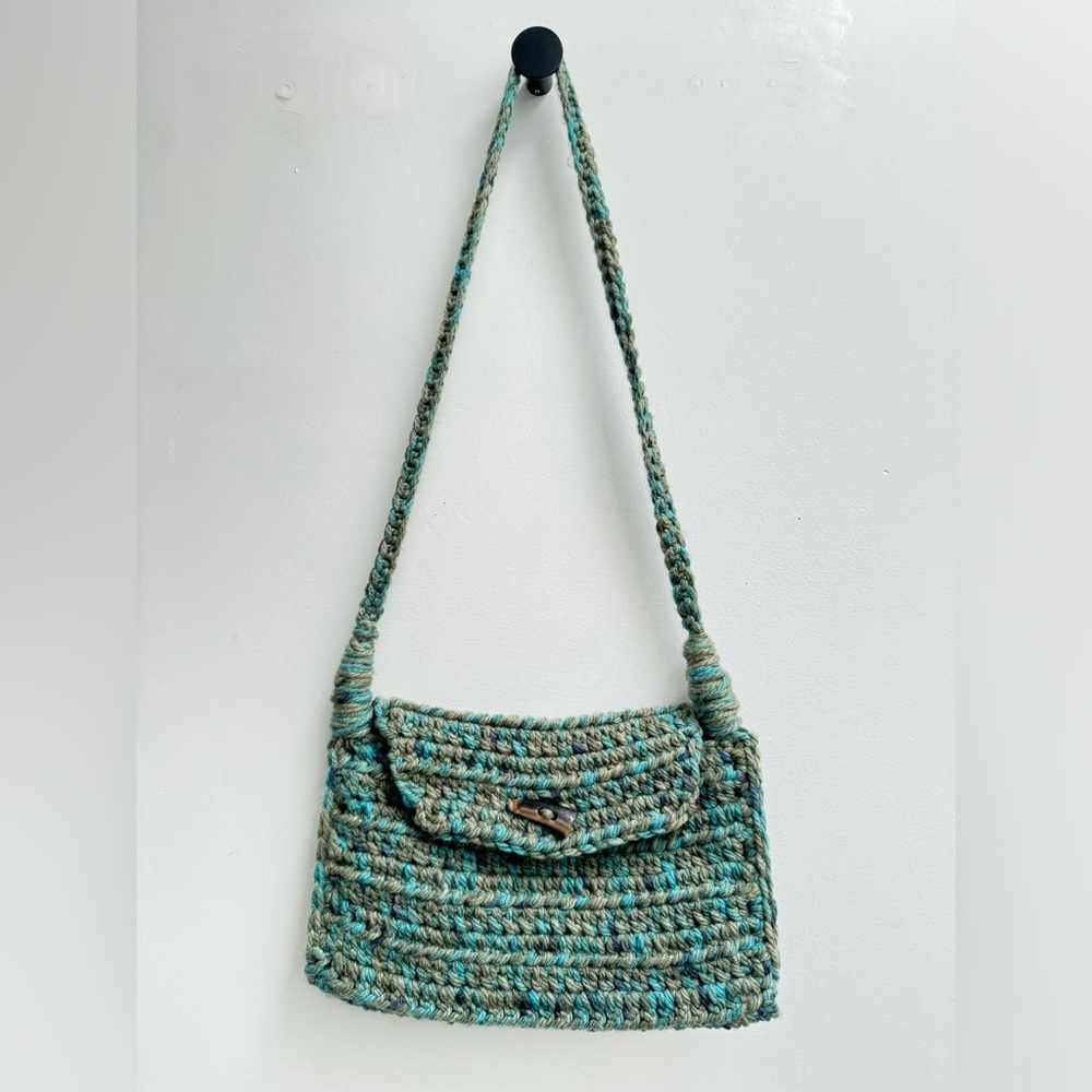 handmade boho style crochet bag